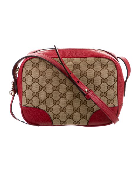 Gucci GG Canvas Bree Camera Bag 